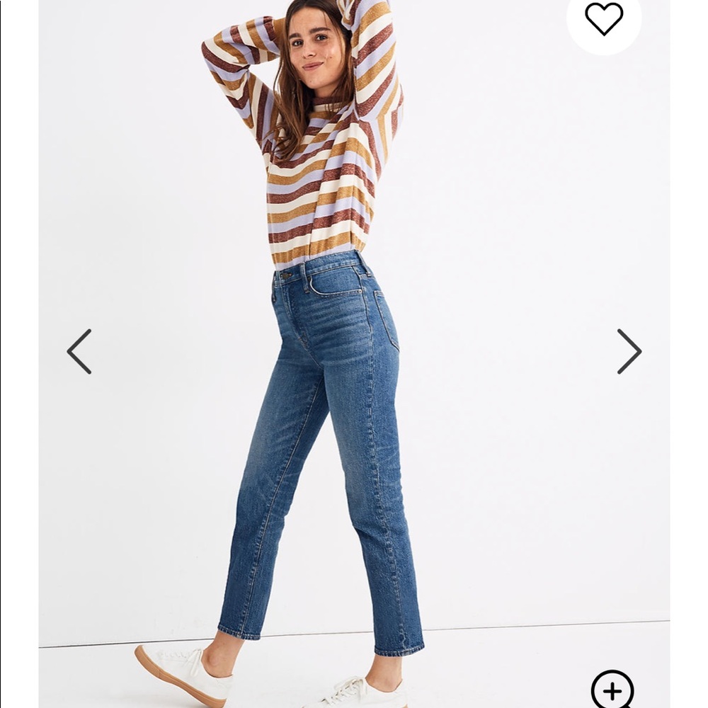 NEW W/ TAGS Madewell Classic Straight Jeans 23